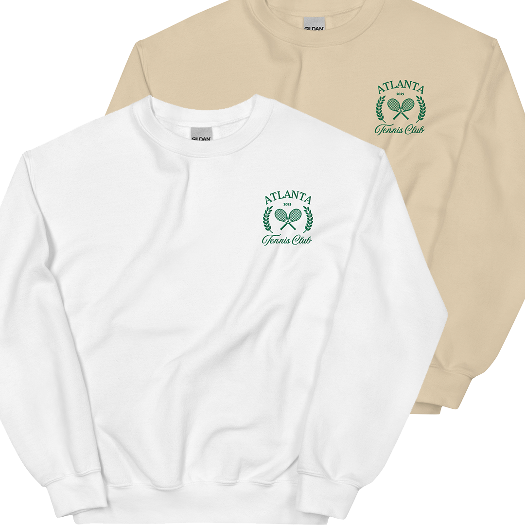 Atlanta Tennis Club 2025 unisex crew neck sweatshirt