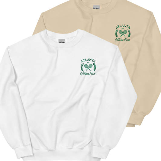 Atlanta Tennis Club 2025 unisex crew neck sweatshirt