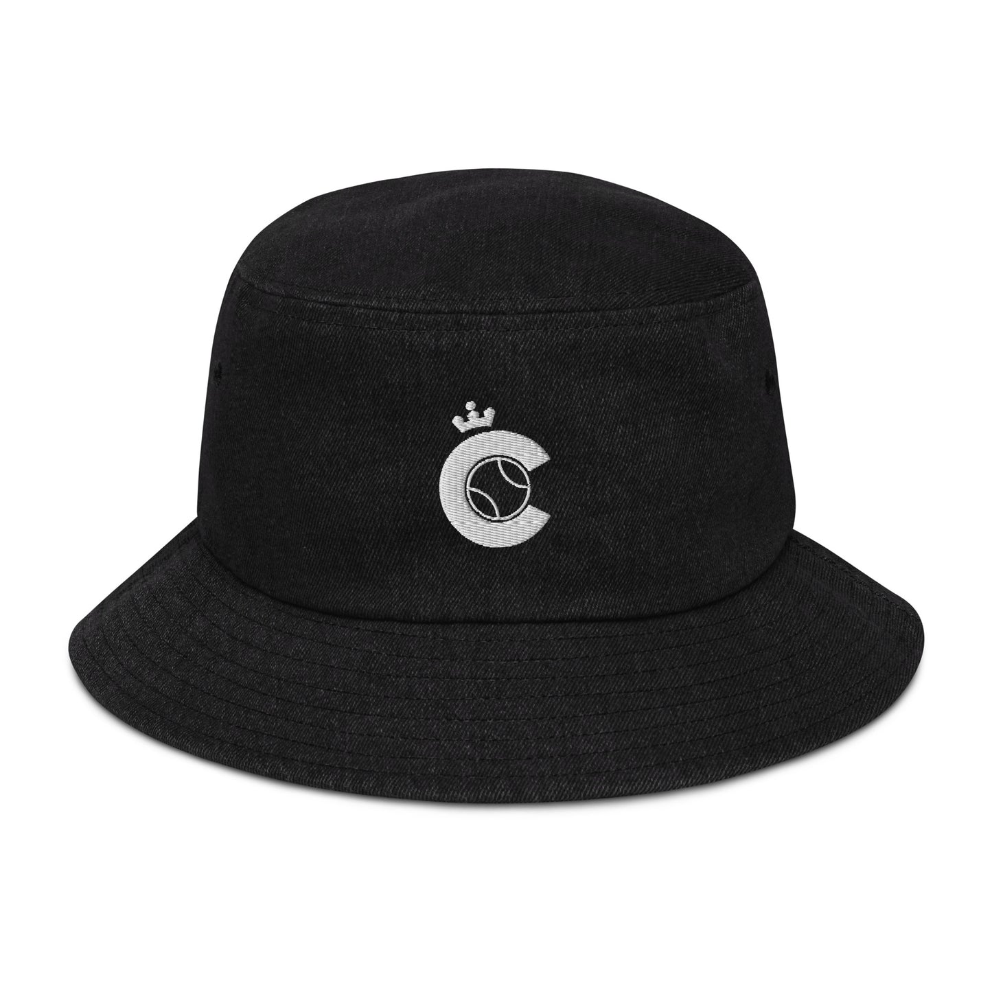 Queen City Tennis denim bucket hat