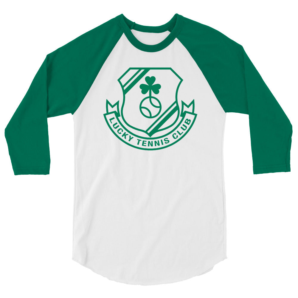Lucky Tennis Club unisex 3/4 sleeve raglan shirt