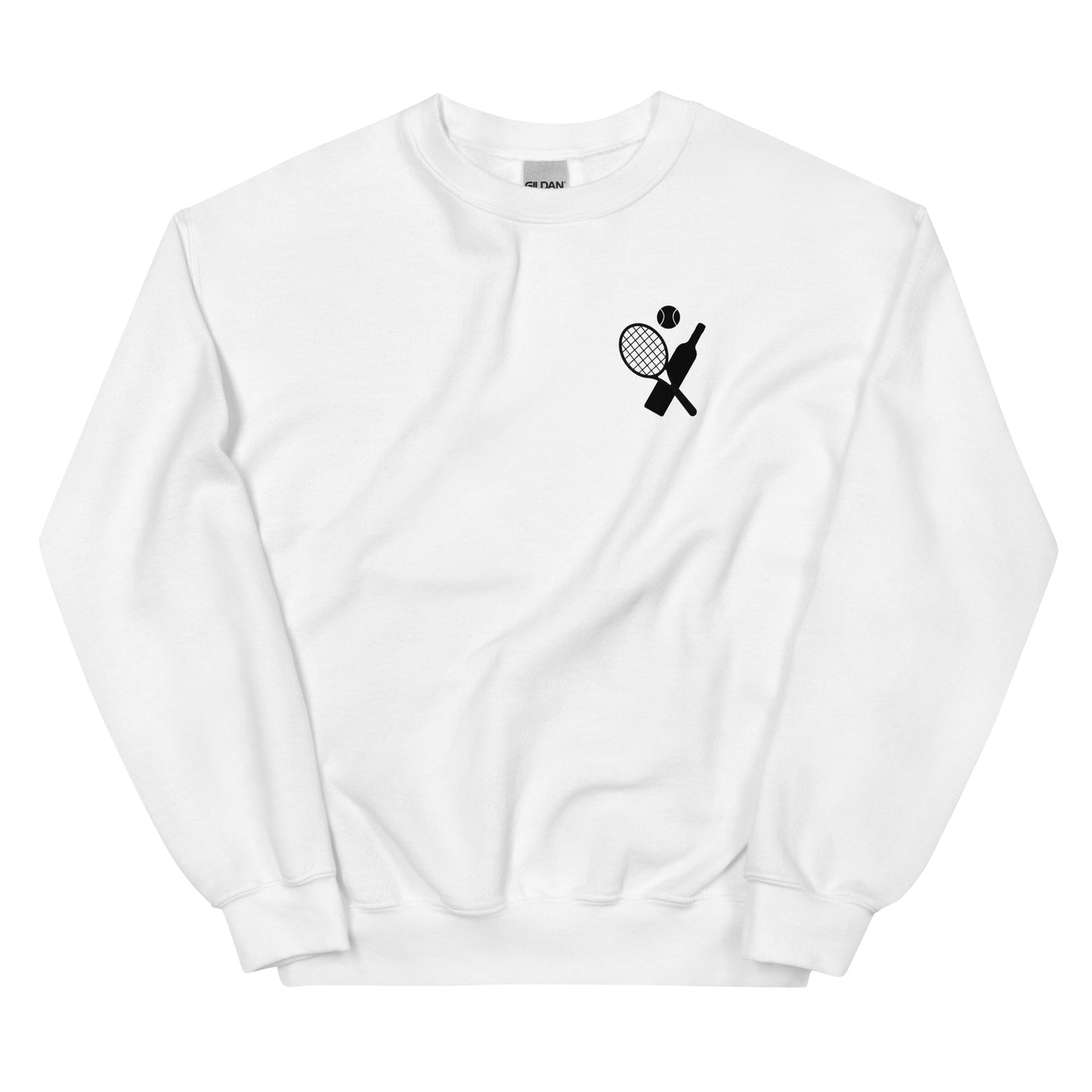 Lines & Wines tennis team crew neck sweatshirt