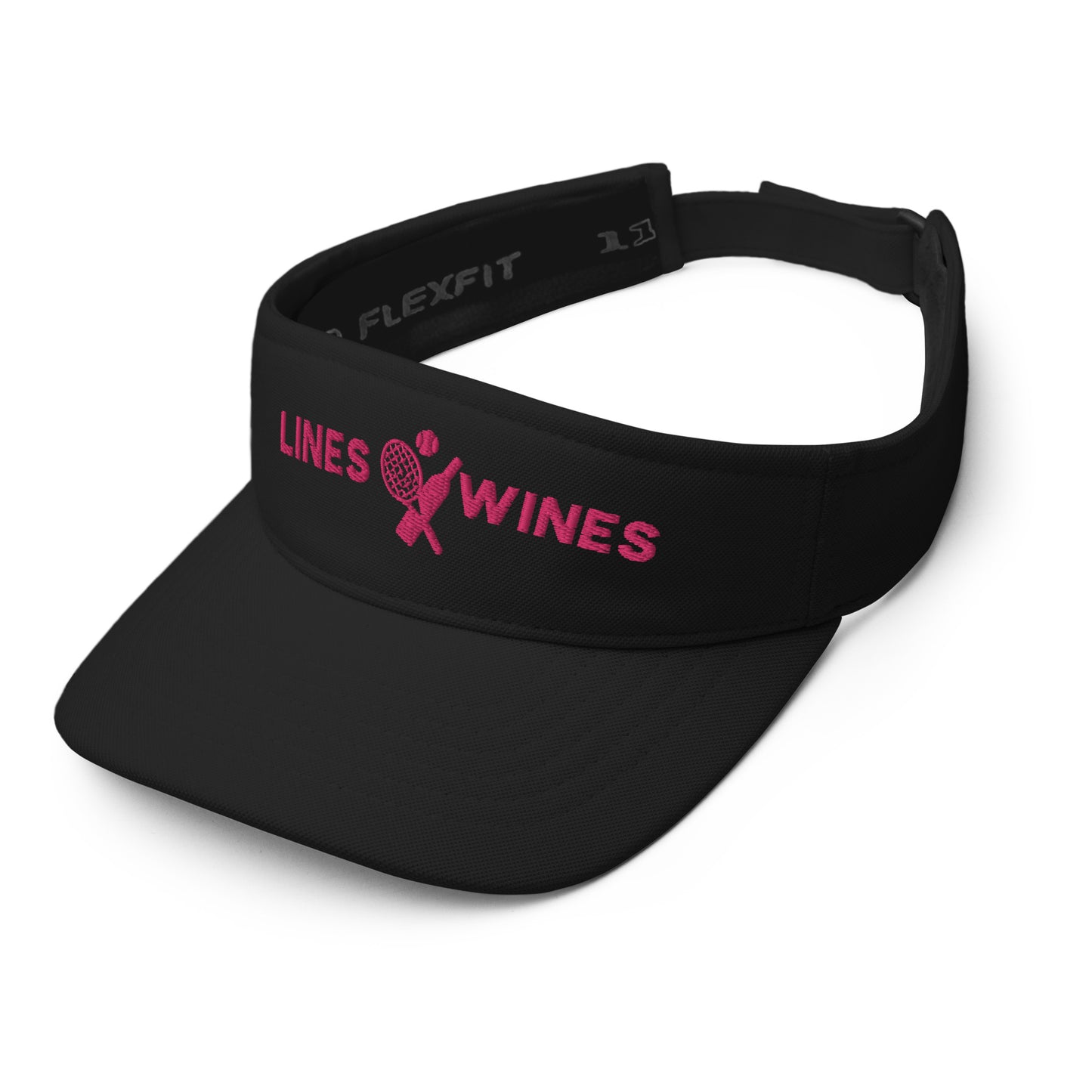 Lines & Wines tennis team visor