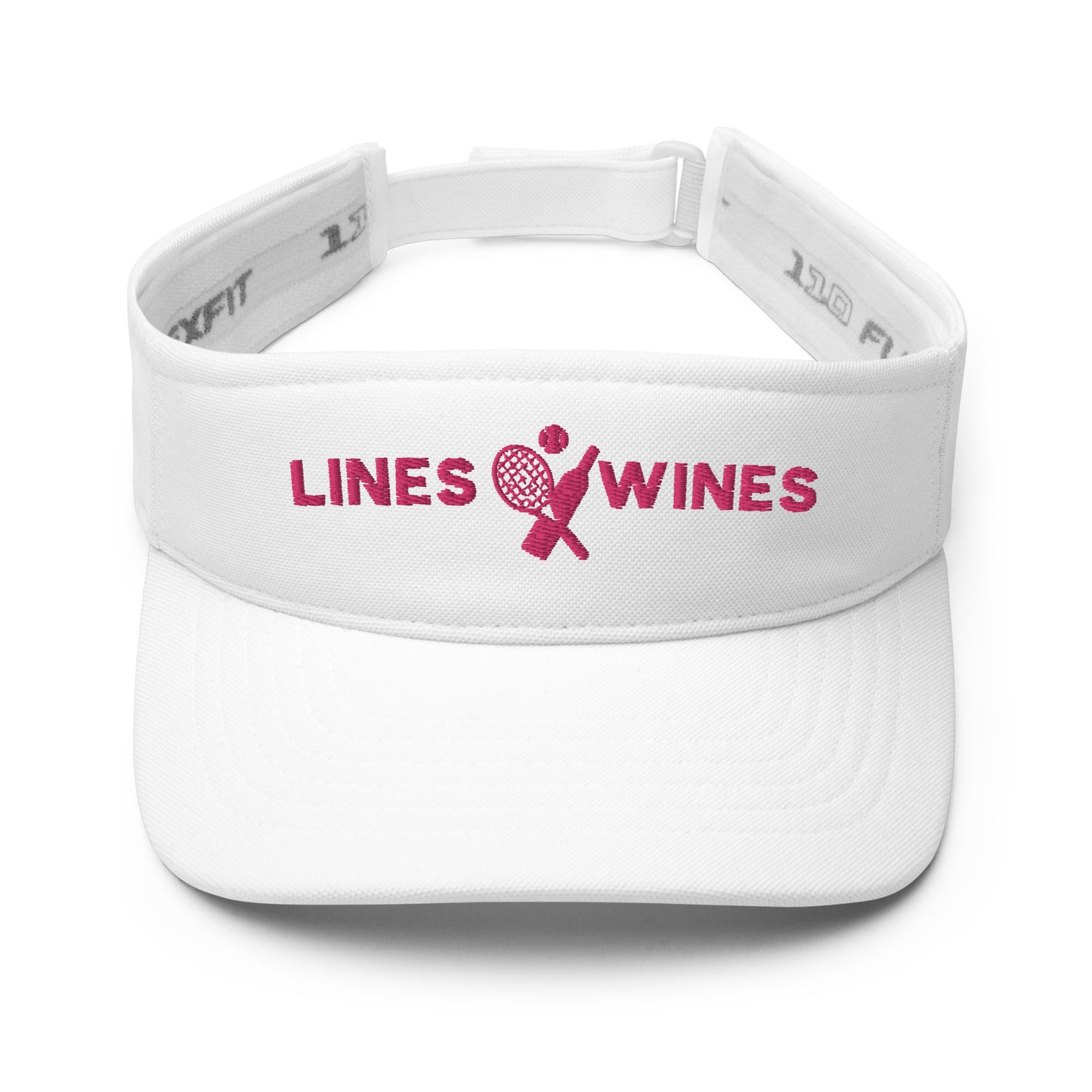 Lines & Wines tennis team visor