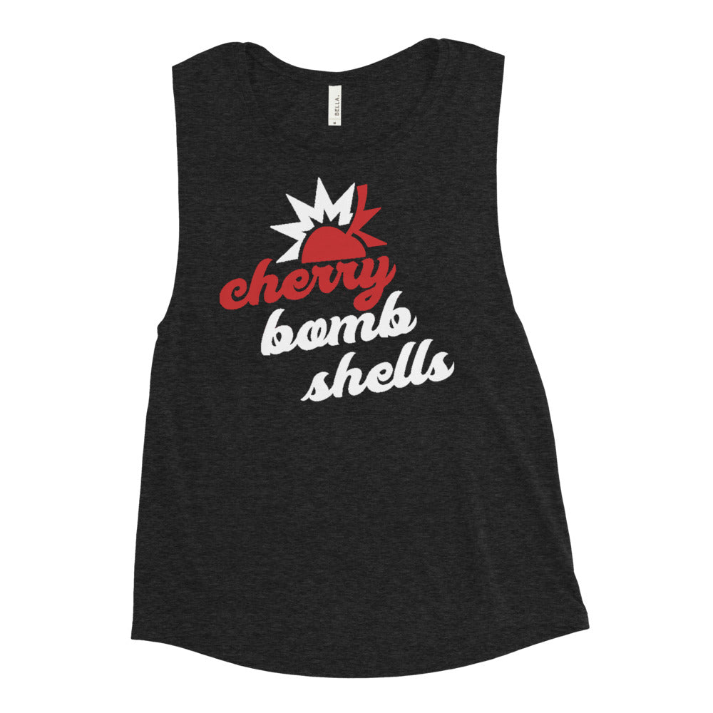 Cherry Bombshells Ladies’ muscle tank