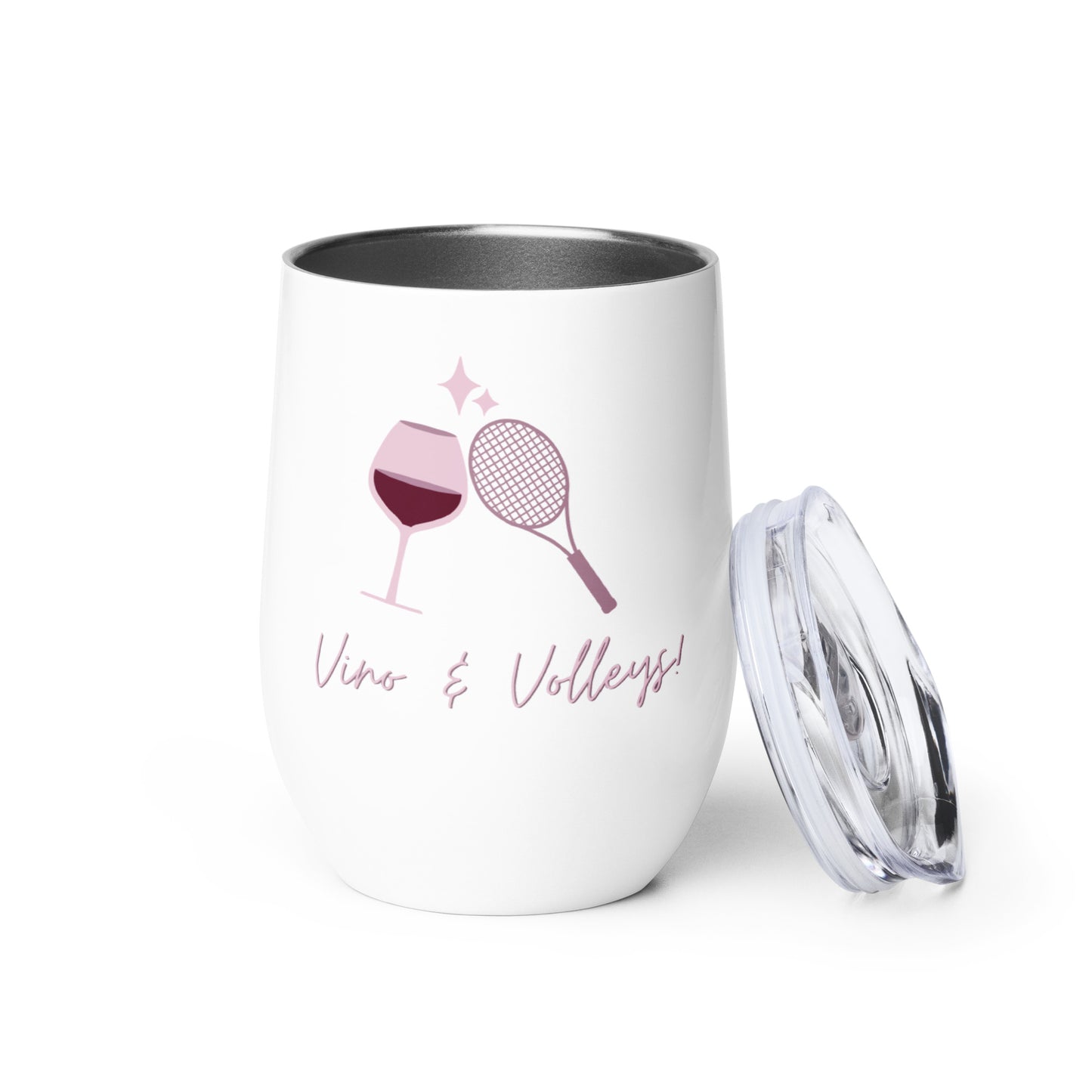 Vino & Volleys wine tumbler