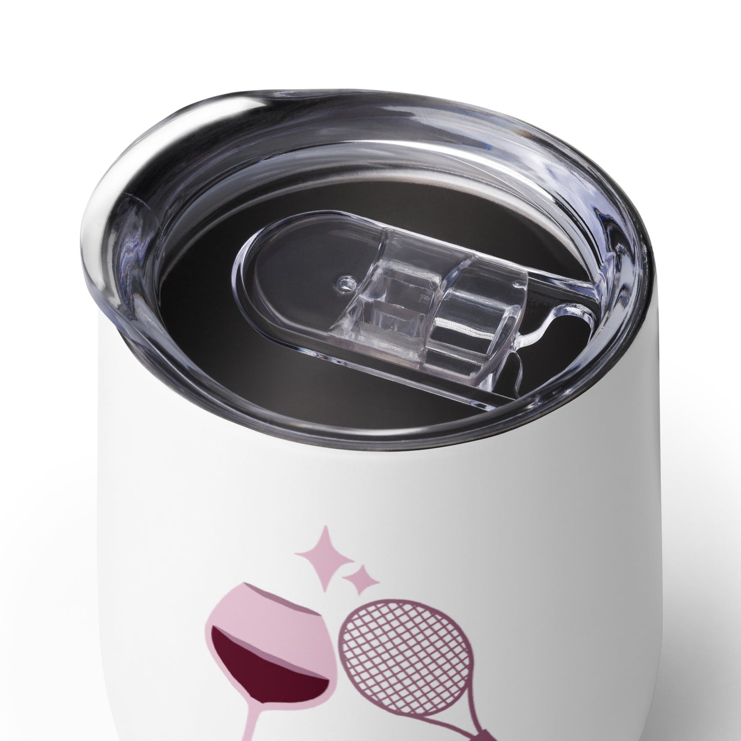 Vino & Volleys wine tumbler
