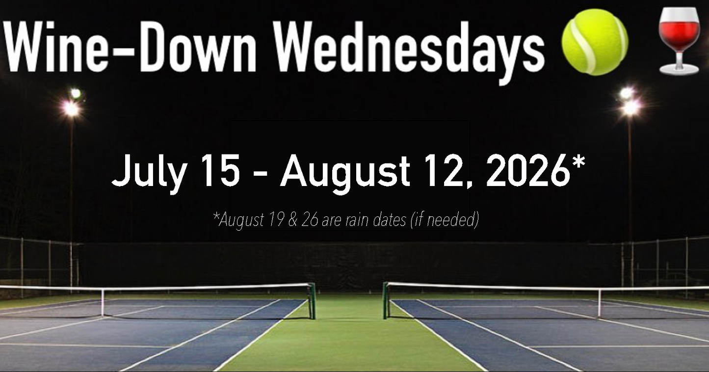 League Dues | Wine-Down Wednesdays