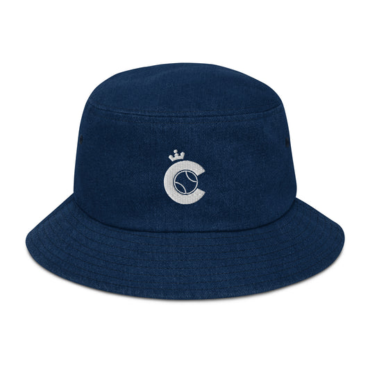 Queen City Tennis denim bucket hat