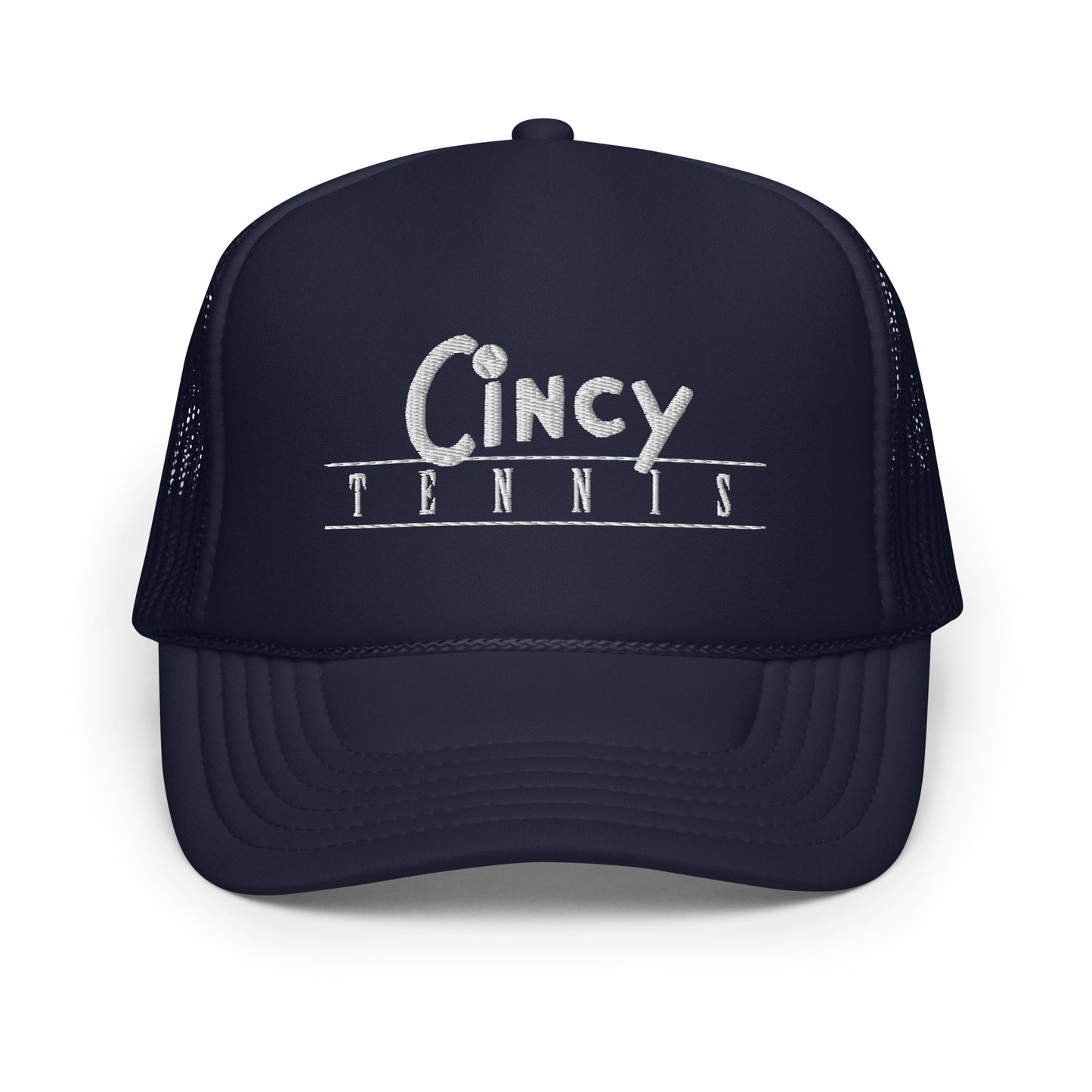 Cincy Tennis foam trucker hat