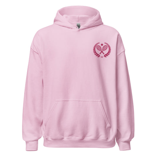 Pink Tennis Club unisex hoodie