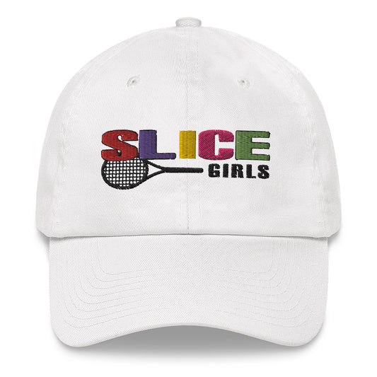 SLICE GIRLS tennis team hat (white)