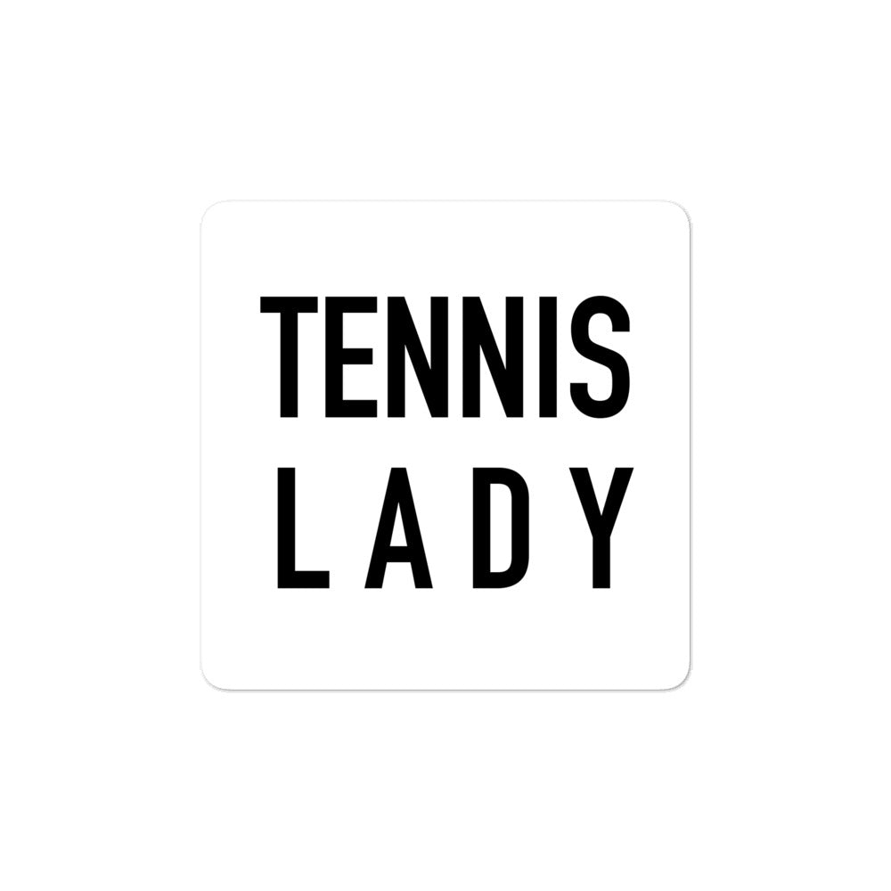 TENNIS LADY sticker