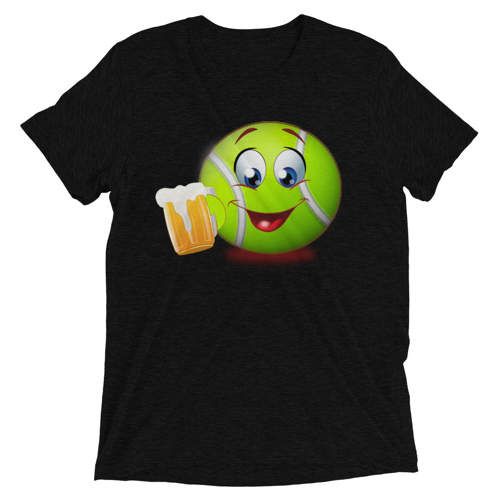 Tennis Ball with Beer Emoji shirt