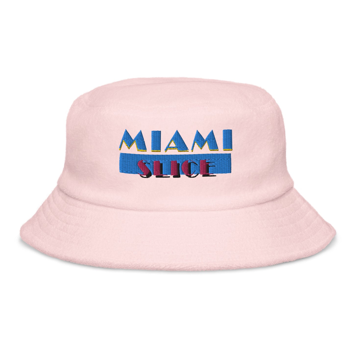 Miami Slice unstructured terry cloth bucket hat