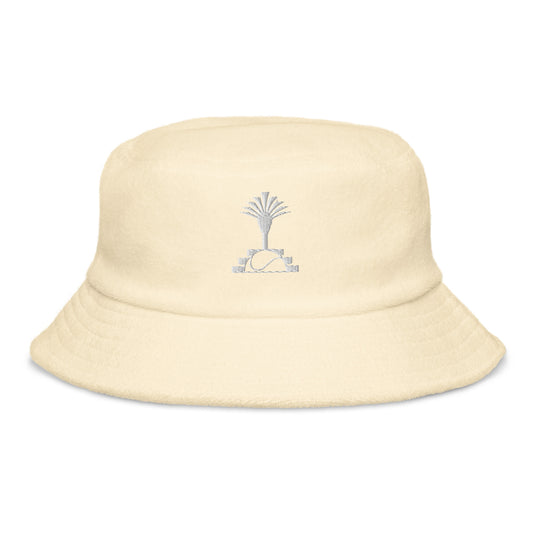 Indian Wells unstructured terry cloth bucket hat