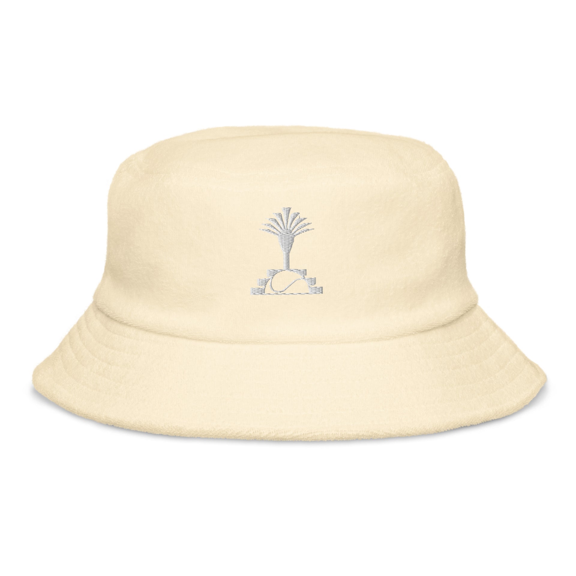 Unstructured terry cloth bucket hat — MINNOWS